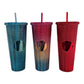 MHome Stylish Studded Double Wall Insulated Tumbler-Various Colours