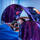 Starry Dream Tent Children Bed Folding Light Blocking Bed Mosquito Net Tent Easy To Assemble Fold Down Cartoon Design For Indoor