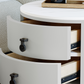 MFurn Modern 2-Drawer Nightstand, Storage Bedside Table for Bedroom, Living Room-Various Colours