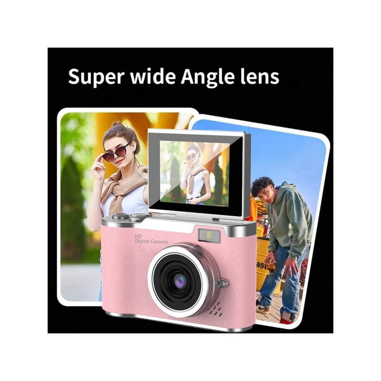 MTech 8X Zoom Digital Camera for Vlogging, 1080P HD, 2.4" IPS Screen, Rechargeable with Card Reader & OTG, Photo/Video/Webcam, Ideal Gift for Teens Beginners
