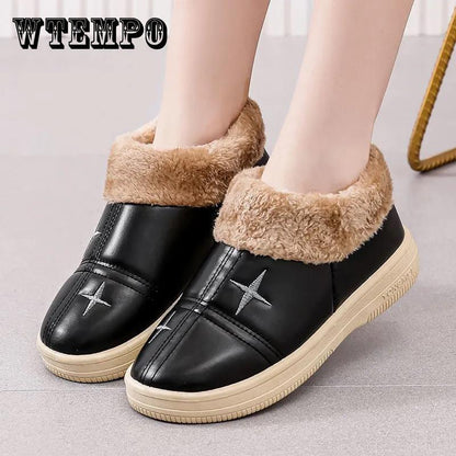 Ladies Winter Slip-On Shoe With Fur Lined
