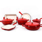 MHome 11 Piece Enameled Cast Iron Modern Non-Stick Cookware Set-Various Colours