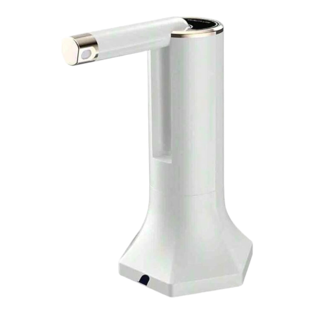 Portable Foldable Electric Drinking Water Pump USB Charging Suitable For Home Office Camp Travel (White)