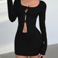 Ladies Sexy Bow Front Top/Skirt-Various Colours