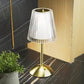 MTech Nordic Crystal Rechargeable Table Lamp LED Bar Lamp Touch Dimmable Golden Desk Lamp Living Room Bedroom-Various Options