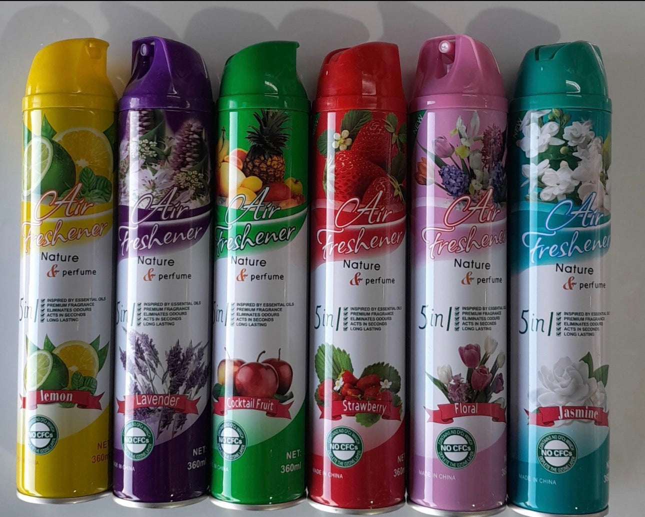 Nature & Perfume Premium Air Freshener Fragrance 6Pc Pack
