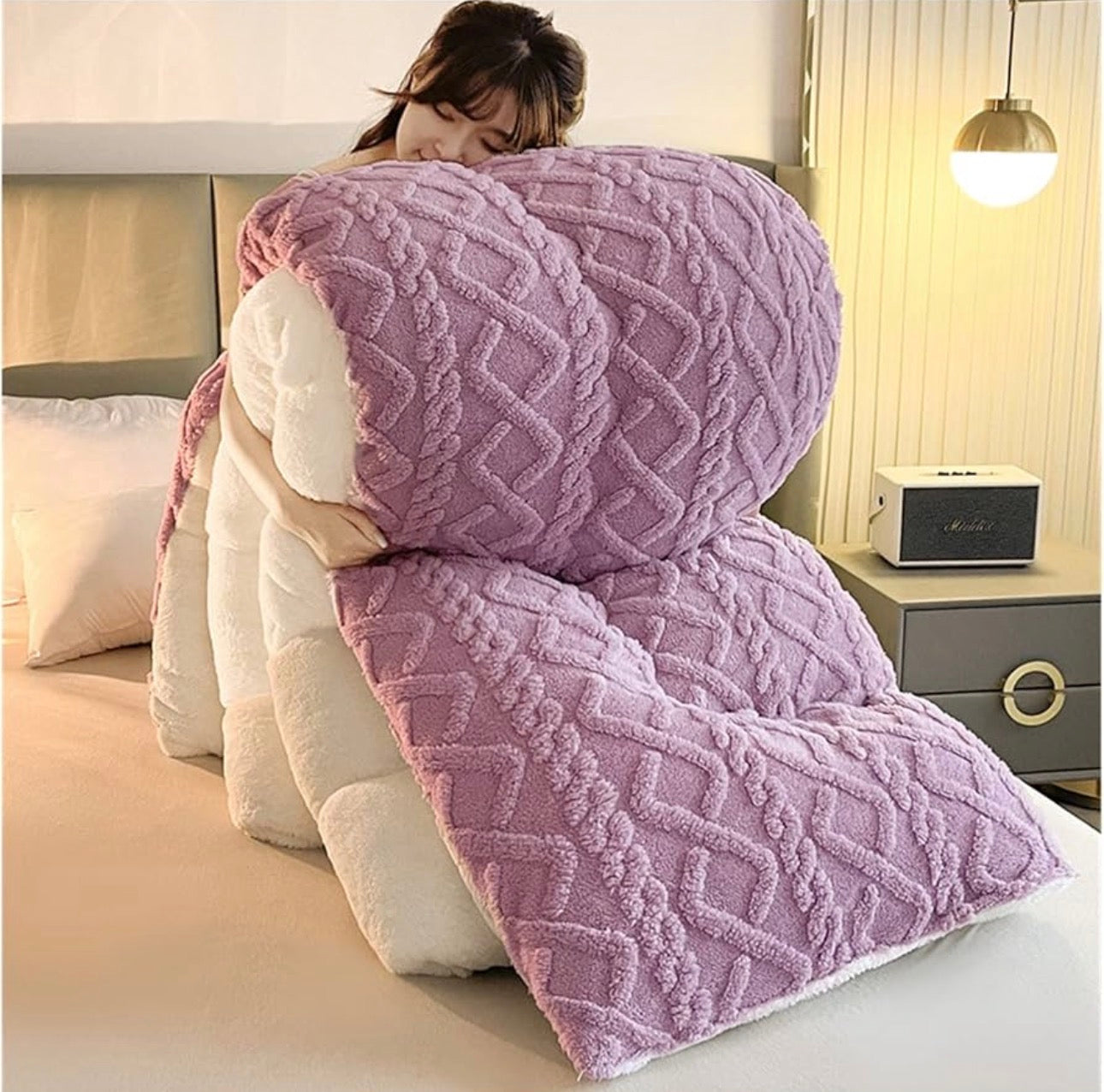 MHome Ultra Plush
5 pcs Comforter Queen Size-Various Colours
