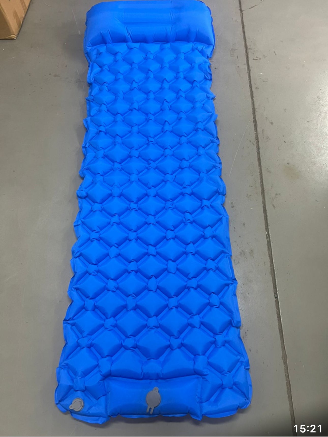 MHome Inflatable Camping Sleeping Pad Multipurpose Foldable Travel Mattress with Pillow for Picnic and Hiking Inc Foot Pump