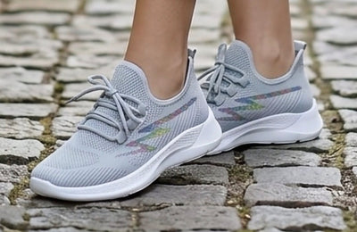Ladies Lightweight Athletic Sneakers-Various Colours