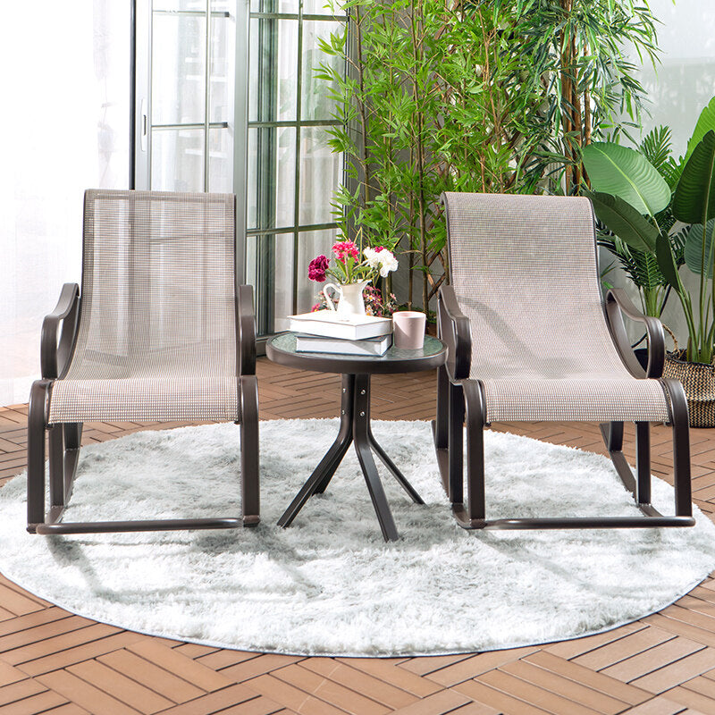 Patio Luxury Outdoor Furniture Balcony Rocking Chair