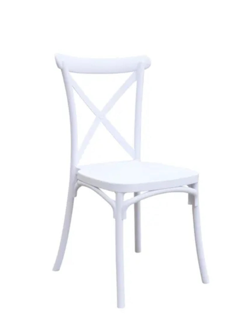 MFurn Cross Back Dining Chairs-Various Colours