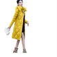 Ladies Mid-Long Length Diamond Quilted Puffer Jackets-Various Colour