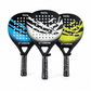 Carbon Fibre Padel Racket / Bat - Marble Design & Padded Carry Bag