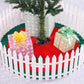 93cm Red Christmas Tree Skirt – Non-Woven Xmas Tree Decoration Mat