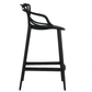 MFurn Modern Designer Bar Stool - Sleek Polypropylene Frame - Contemporary Bar Seating