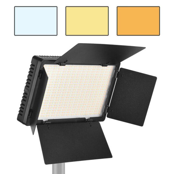 Pro LED 600 Photo And Video White Light Kit 2.1M Tripod And 2 Batteries