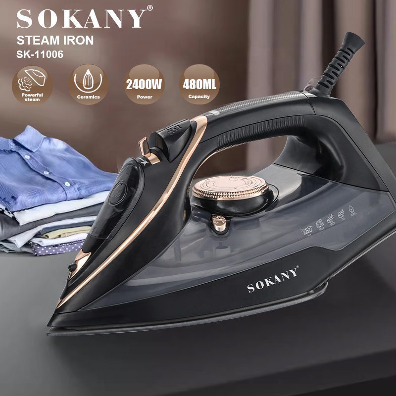 Sokany Steam Iron 480ml 2400W Model SK-11006