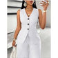 Women’s Elegant 2pc Pant/Vest - Various Colours