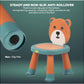 Teddy Baby Chair for Kids Study Table Chair with Non-Slip Base & High Backrest | Booster Seat for Baby | Home School Kids Chair for Baby Toddlers 1 to 5 Years Boys Girls