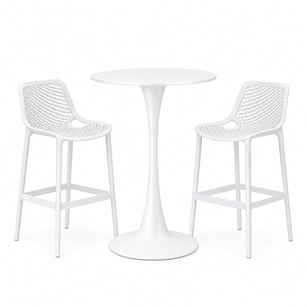 MFurn Tulip Style Bar Table and Stool Combo Set