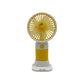 MTech Portable Handheld Fan – Strong Wind, Noiseless, Rechargeable Mini Fan With Base