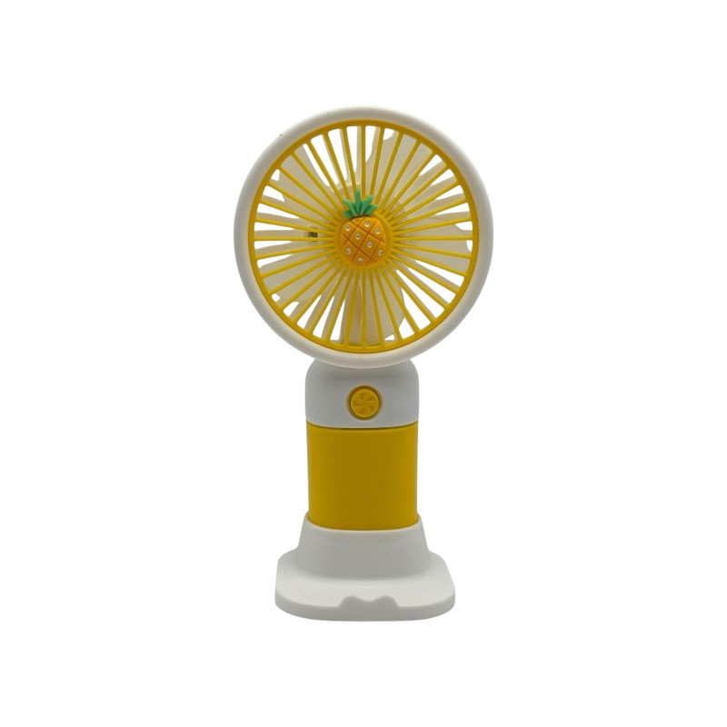 MTech Portable Handheld Fan – Strong Wind, Noiseless, Rechargeable Mini Fan With Base