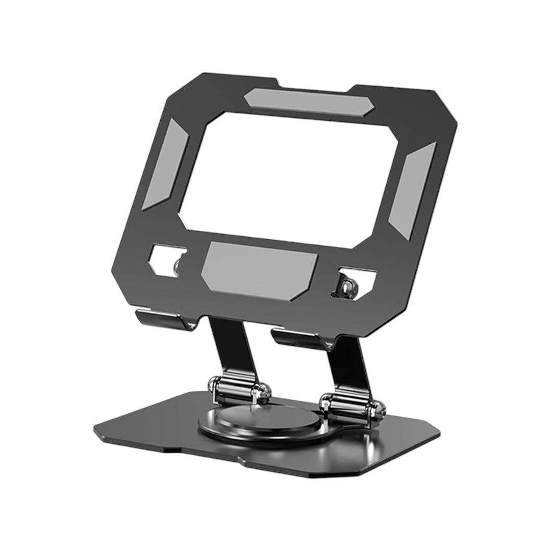 MTech Aluminium Tablet Stand Holder – 360° Rotating, Adjustable Multi-Angle Tablet & Smartphone Holder