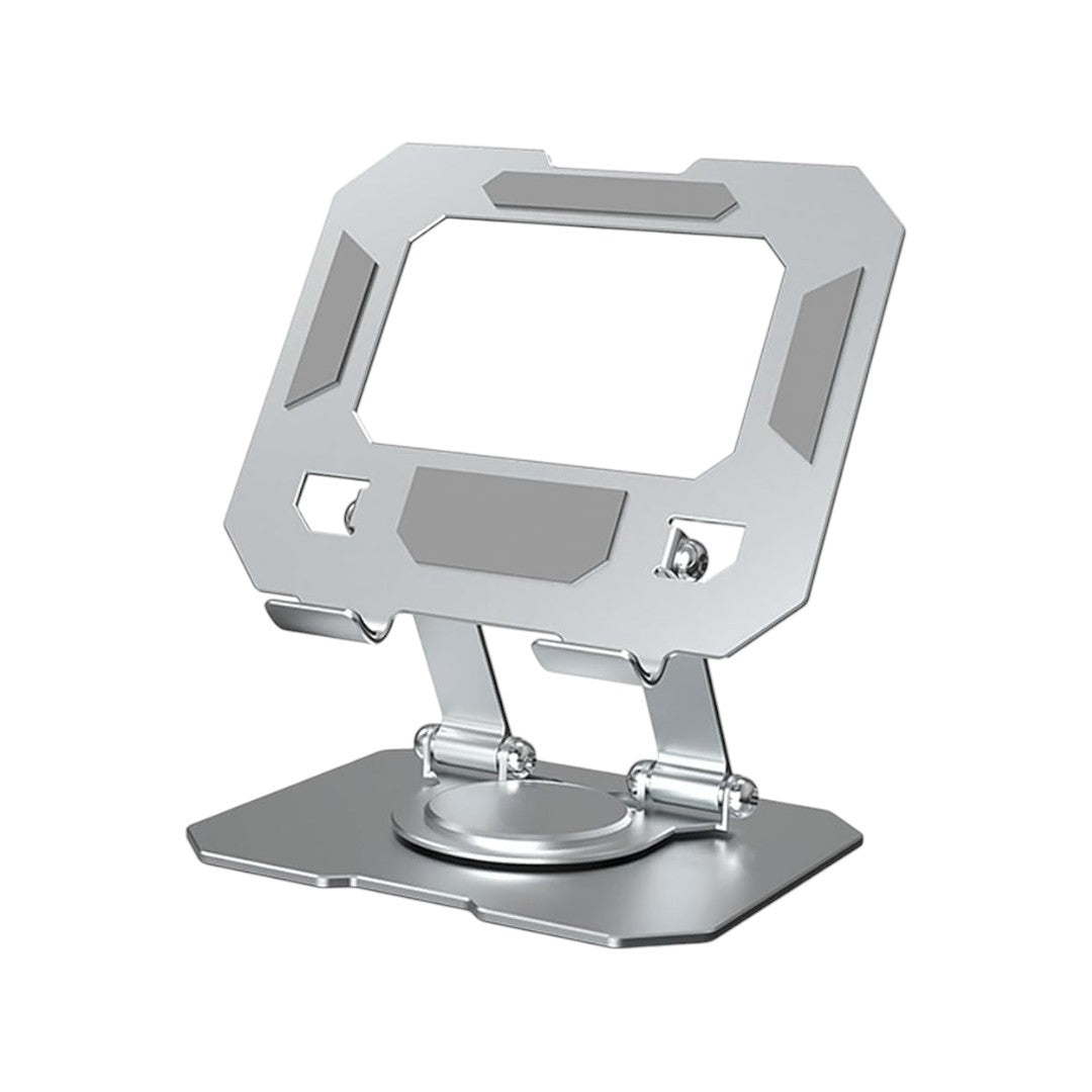 MTech Aluminium Tablet Stand Holder – 360° Rotating, Adjustable Multi-Angle Tablet & Smartphone Holder