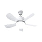 MHome Modern Dimmable E27 LED Ceiling Fan Light – 2-in-1 Remote-Controlled Chandelier Lamp