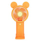 Mini Rechargeable Cartoon Fan With Phone Holder Base