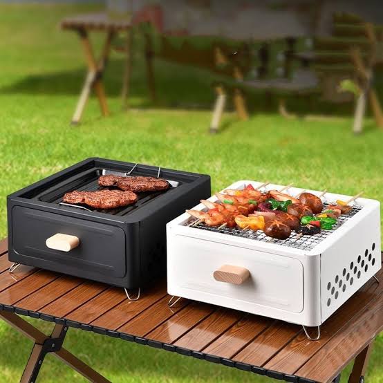 MHome Barbecue Grill Portable Charcoal Stove Tabletop Camping Grill