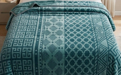 MHome Faux Mink 2ply Blankets Without Fibre-Various Colours