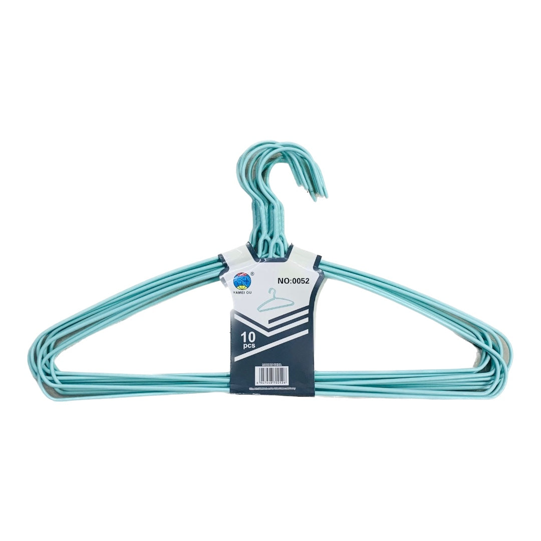 PVC Coated Wire Hangers 10pc