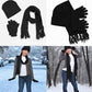 Knitted Winter Warmer Set 3pc -Various Colours