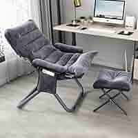 MFurn Recliner Chair With Ottoman Folding Lounge Adjustable Lazy Chair