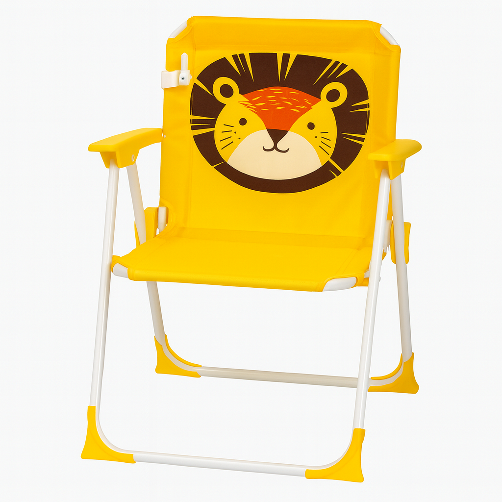 MBaby Kids Folding Animal Chair – Lightweight, Portable & Adorable With Umbrella- Various Colours