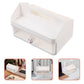 Plastic Desktop Multi-Purpose Stationery Organizer Single Drawer & Handle