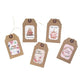 Gift Card With String, 55 X 75 mm, Assorted Designs