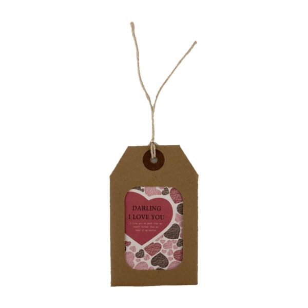 Gift Card With String, 55 X 75 mm, Assorted Designs