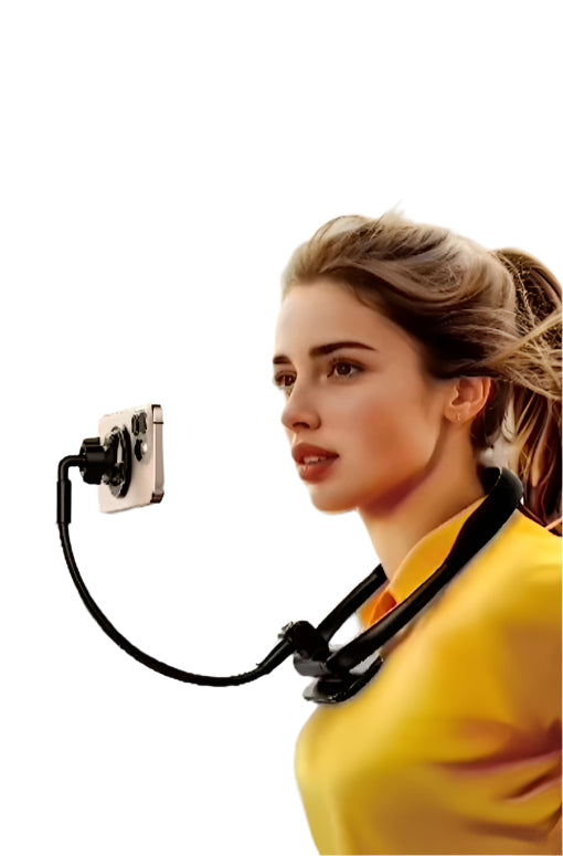 Rotatable Magnetic Silicone Neck Lazy Phone Holder