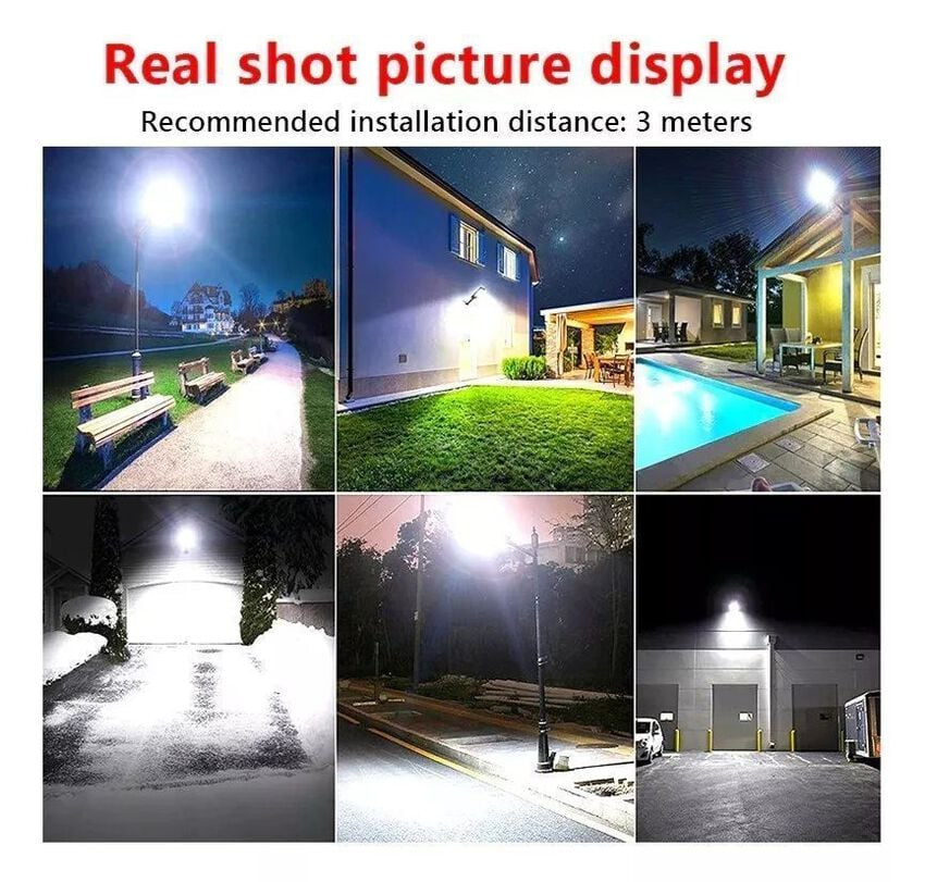 LED Street Light LED COB Solar Induction With Remote & Motion Sensor -700watt