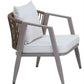 MFURN Pesci Woven Rope Style Outdoor Patio Set 4pc