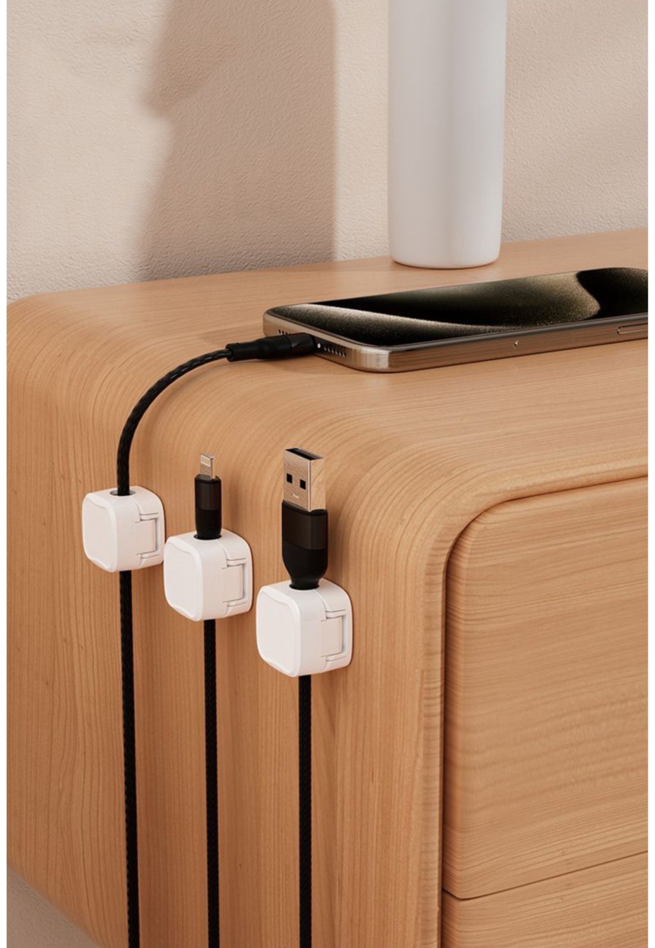 MTech Magnetic Cable Organiser 6pc