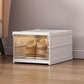 MHome Foldable Stackable Shoe Storage Box: Clear-Door Shoe Organiser