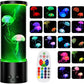 MHOME Jellyfish Lamp LED Night Light 16 Colors Remote Control