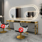 Frameless Illuminated Wall-Mounted Mirror with Demister Tempered Glass