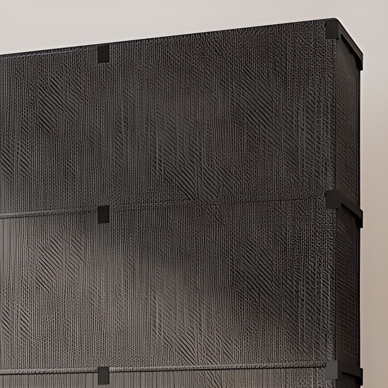 MHome 4-Tier Dustproof Modular Storage Cabinet(Transparent)