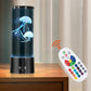 MHOME Jellyfish Lamp LED Night Light 16 Colors Remote Control