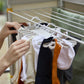 MHome Petal Quick-Grip Laundry Hanger – 32-Piece Space-Saving Drying Rack
