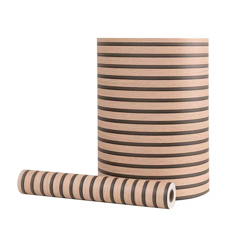 MHome 3D Wood Grain Self-Adhesive Wallpaper – Waterproof Wall Décor